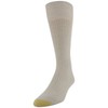 GOLDTOE Men's Stanton Crew Socks, Multipairs, Khaki Marl Assorted, X-Large