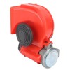 Snail Car Horn Red Air Electric Snail Single Horn Kit