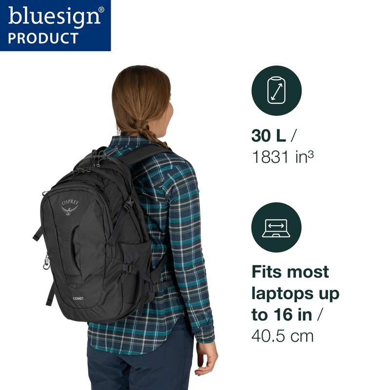 Osprey Comet Laptop Backpack, Atlas Blue