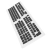 Keyboard Keycaps 129 Keys Pudding Transparent OEM Height PBT Two