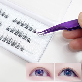 Muse Day No Glue Partial Strand Eyelash Under One Touch - ON-D08 / 뮤즈데이 노글루 부분 가닥 속눈썹 언더 원터치 - ON-D08