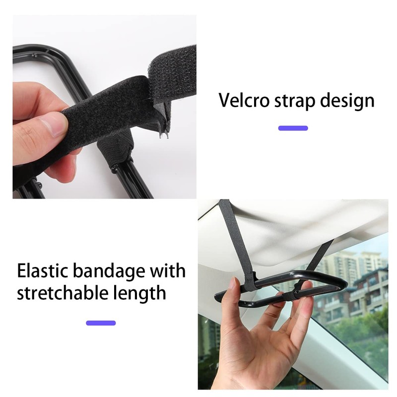 JNNJ Paper Towel Fixing Frame for Auto Visor, Plastic Clip