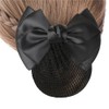 Chignon Net Barrette with Net Bun Net, Hair Net, Ribbon,