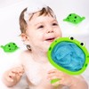 Satiskid Baby Bath Toy, Fishing Net Set with 3 Frogs