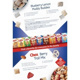 Blueberry Chex Cereal, Gluten Free Breakfast Cereal, Made with Whole Grain, 12oz