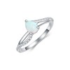 MOTIEL Opal Ring for Women 925 Sterling Silver 1 Carat