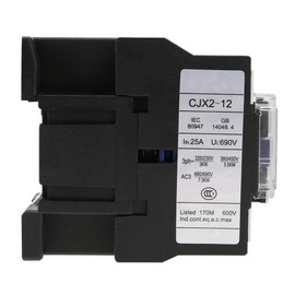 AC Electric Contactor CJX2-1210 Industrial Contactor with High Sensitivity 220V 12A