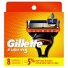 Gillette Fusion5 Mens Razor Blade Refills, 8 Count, Lubrastrip for