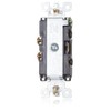 Maxxima AC Combination Switch - Double On/Off Paddle Rocker Light