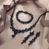 EVER FAITH Mujer Set de Joyería Cristal Austriaco Bola de