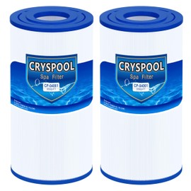 Cryspool® 04061 Filter Compatible with C-4335, PRB35-IN, R173431, Guardain 409-219, FC-2385, 03FIL1300, 35 Sq. Ft Spa Filter Cartridge, 2 Pack