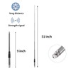 Long Range 27Mhz Telescopic CB Antenna BNC Connector for Cobra