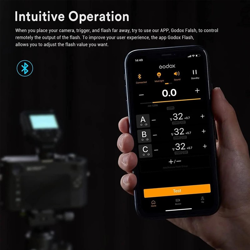 Godox XProII-S TTL Wireless Flash Trigger 1/8000s High-Speed-Sync, 2.4GHz Godox