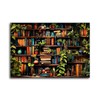 WEMEON Bookshelf Paint by Numbers for Adults - Gothic Themed
