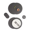 Vacavaliente Coaster, Recycled Leather, Grey