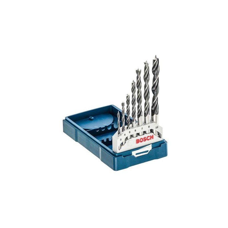 Bosch Juego de Brocas Madera Bosch Mini X-Line 3-10mm 7