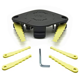 WETOOLPLUS ACFHRL2 Weed Eater Bladed Head,3 Pack AC14RL3A Spool Line Compatible with Ryobi One+ 18V 24V 40V RY40210 RY40210A String Trimmers,with 1 AC14HCA Cap Cover (AC14RL3A)