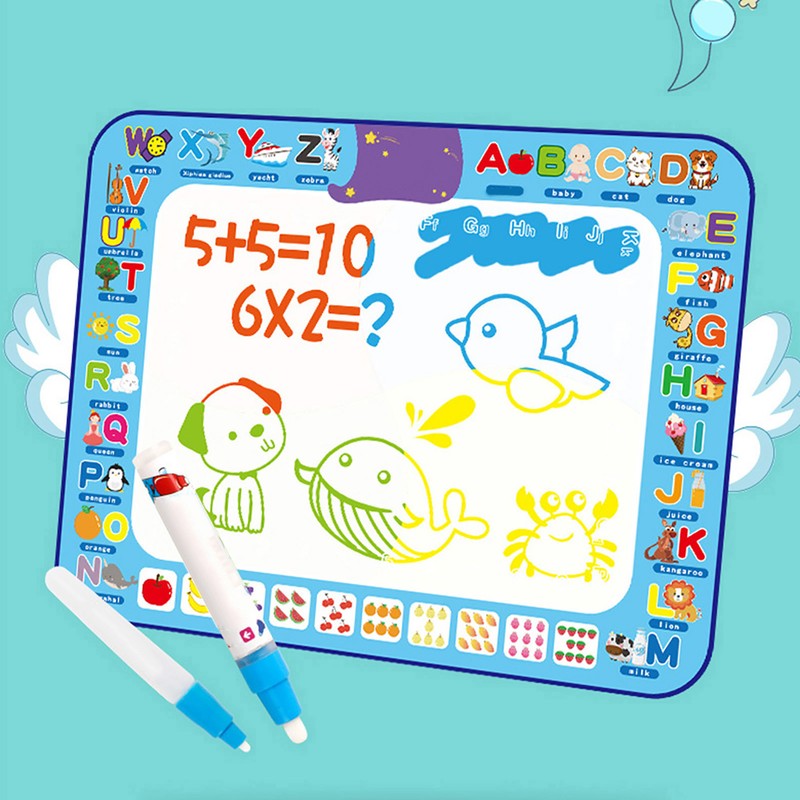 Children Kids Magic Doodle Mat Graffiti Carpet Water Painting Mats