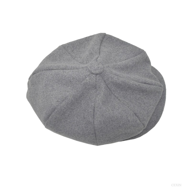 Men's Vintage Newsboy Herringbone Cap British Style Hat Winter Hat