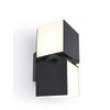 LUTEC-CUBA LED Outdoor Up & Down 350° Rotational Wall Sconce,