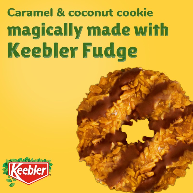 Keebler Coconut Dreams, Coconut and Caramel Cookies Coated in Keebler