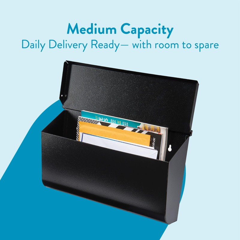 Architectural Mailboxes Woodlands™ Wall-Mounted Mailbox for Outside, Rust-Resistant Galvanized Steel