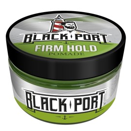 BlackPort - Pomada para Peinado de Cabello y Barba con Fijación Firme Base Agua 113g (4oz) Firm Hold
