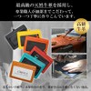 CIBOLA Luxury Cowhide Leather ID Card Holder, Genuine Leather, Horizontal
