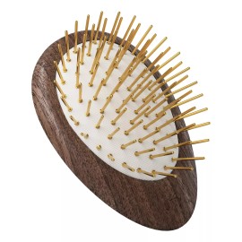 Uffy Scalp Massaging Cepillo Desenredante De Oro De 24 Quila