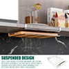 DOERDO Stainless Steel Hanging Chopping Board Rack Kitchen Organizer Metal