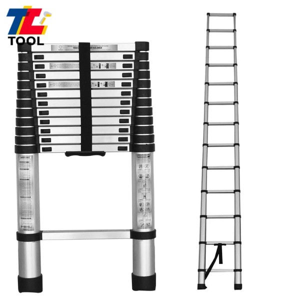 Tool library 12.5FT 330lbs Aluminum Extension Telescoping Heavy Duty Lightweight