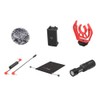DigiPower Universal Microphone with Fur Windscreen, Directional Microphone with Hand