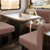NNSMUN Covers for Caravan Upholstery Jacquard, Non-Slip Motorhome Seat Cushion