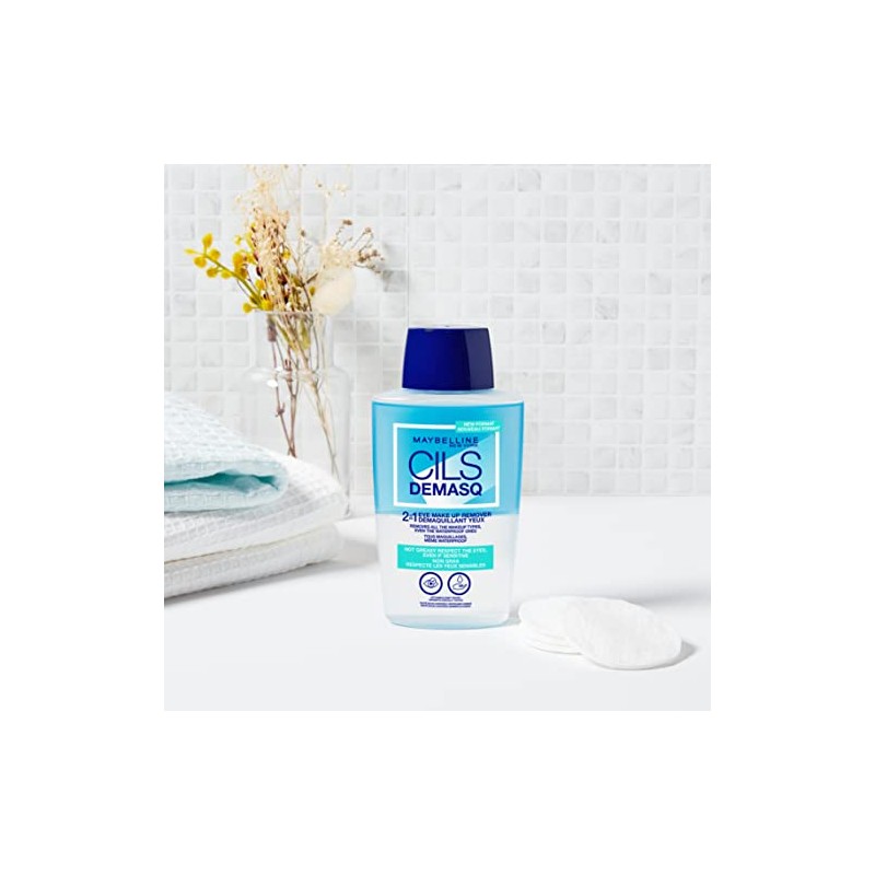 MAYBELLINE CILS DESMASQ 2 EN 1 DESMAQUILLANTE DE OJOS WP