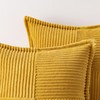 MIULEE Corduroy Cushion Covers Pack of 2 Decorative Modern Patchwork