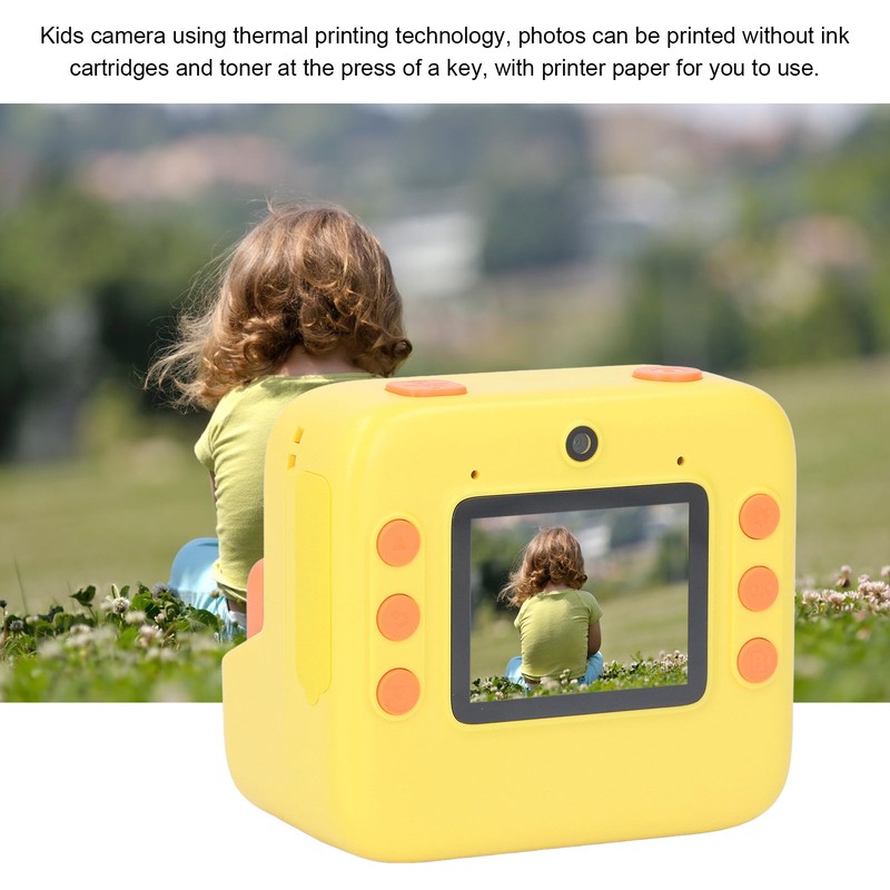 K27 Kids Instant Camera Front Rear Dual Lens Selfie Video