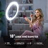 NEEWER 55W 18"/45cm Ring Light Kit [New Version], 5600K Dimmable
