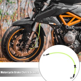 Motoforti Motoforti 50cm 19.69" Motorcycle Brake Clutch Oil Hose Line Pipe Green