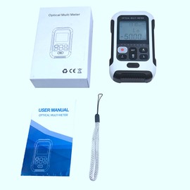 Multifunctional Optical Power Meter White High Accuracy Sensitive Fiber Tester for Communication Engineering ‑50‑+26dBm