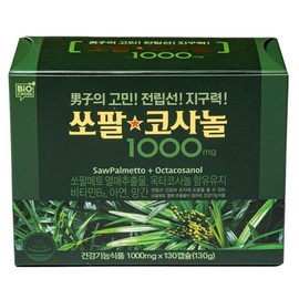 Sawpalcosanol 1000mg Saw Palmetto, 130 tablets, 1 piece / 쏘팔코사놀 1000mg 쏘팔메토, 130정, 1개