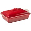 Le Creuset Stoneware Heritage Covered Rectangular Casserole, 4 qt. (12"