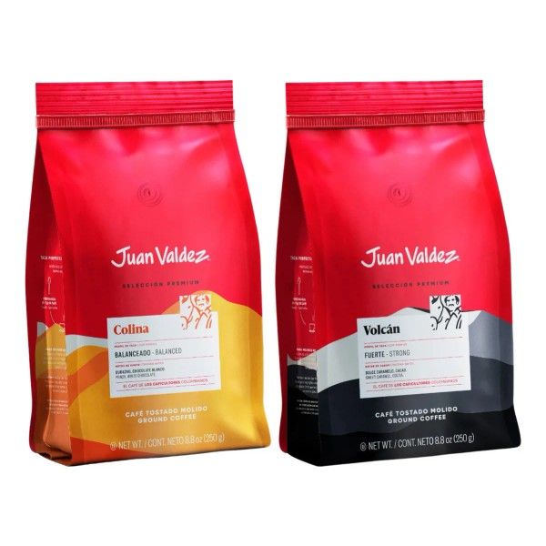 Café Juan Valdez 2 Pack Colina Y Volcan Molido 250g