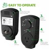 EconoHome Termostato ajustable, termostato universal de calefacción y refrigeración, compatible