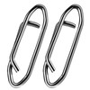 9KM DWLIFE Power Fishing Clips 50Pcs Stainless Steel Quick Change