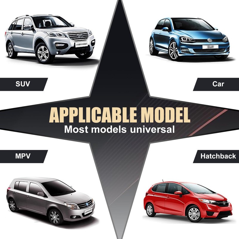 dawfall 2 Pack Universal Car Window Shade, Side Window Sun,