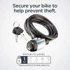 Schwinn Bike Cable Lock with Keys, 6 ft x 8
