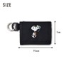 RE-PET Snoopy Bifold Coin Case, black (SPZ-3761)