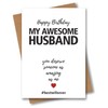 Birthday Card for My Awesome Husband