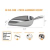 Cuchara de aluminio fundido – 38 onzas – Parte inferior