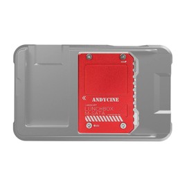 ANDYCINE Magnalium Case for mSATA SSD Compatible for Atomos Ninja V,V+, Ninja Flame, Ninja Inferno, and Shogun Inferno with mSATA to SATA Adapter